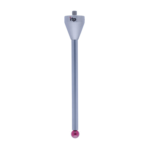 ITP Straight Styli - Type A - Ruby Ball - M5 Thread x 114.5mm Overall Length - THM508019114