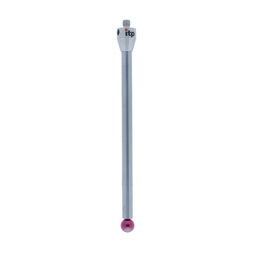 ITP Straight Styli - Type A - Ruby Ball - M5 Thread x 150mm Overall Length - THM510011150