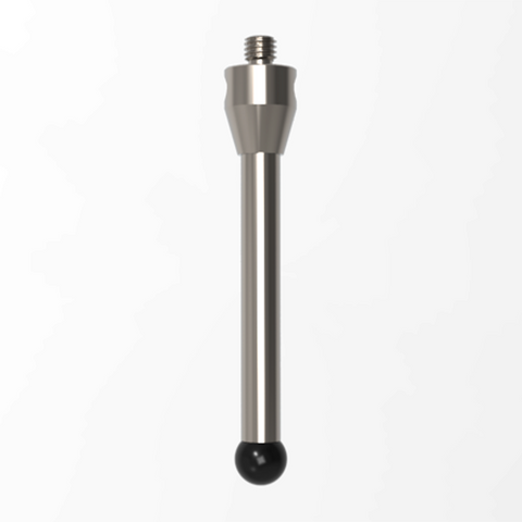 ITP Straight Styli - Type A - Diamond Coated Ball - M5 Thread x 63.5mm Overall Length - THM5DC8011063