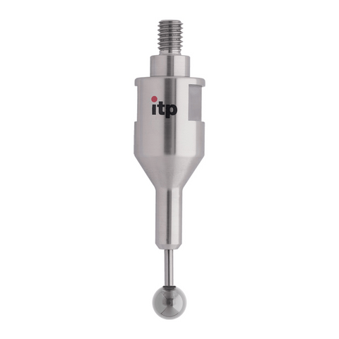 ITP Straight Styli - Type C - Carbide Ball - M6 Thread x 49mm Overall Length - THM6H51616049