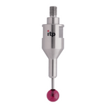 ITP Straight Styli - Type C - Ruby Ball - M6 Thread x 49mm Overall Length - THM6R10016049