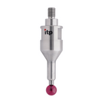 ITP Straight Styli - Type C - Ruby Ball - M6 Thread x 49mm Overall Length - THM6R8016049