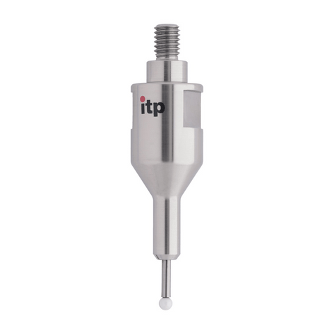 ITP Straight Styli - Type C - Zirconium Oxide Ball - M6 Thread x 49mm Overall Length - THM6Z0816049