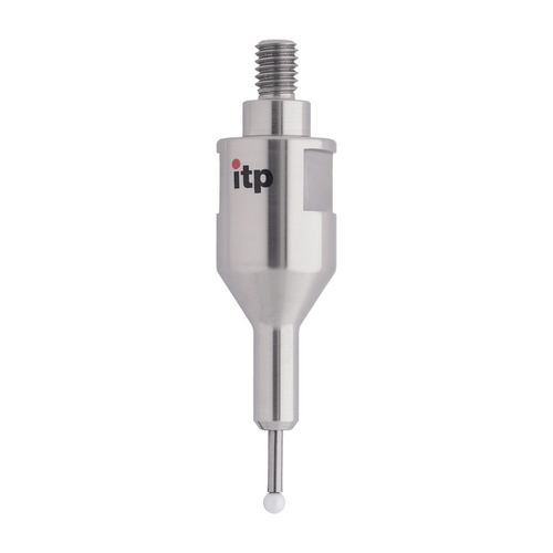 ITP Straight Styli - Type C - Zirconium Oxide Ball - M6 Thread x 49mm Overall Length - THM6Z0816049