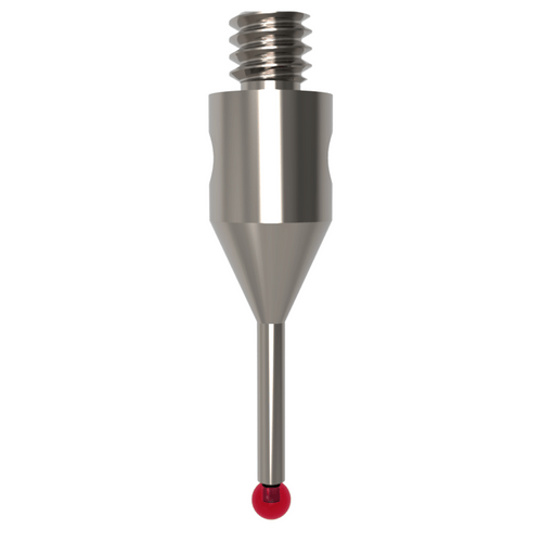 ITP Straight Styli - Type A - Ruby Ball - M2 Thread x 10.5mm Overall Length - TIM201003010