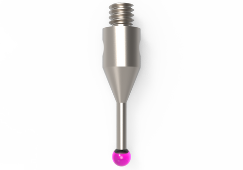 ITP Straight Styli - Type A - Ruby Ball - M2 Thread x 10.75mm Overall Length - TIM201503011