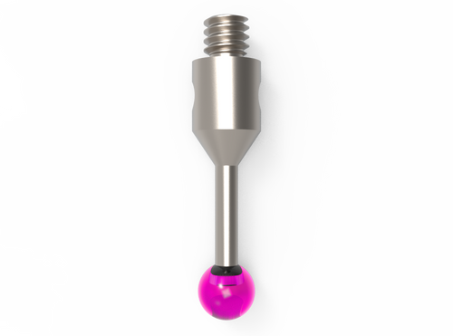 ITP Straight Styli - Type A - Ruby Ball - M2 Thread x 11.25mm Overall Length - TIM202503011