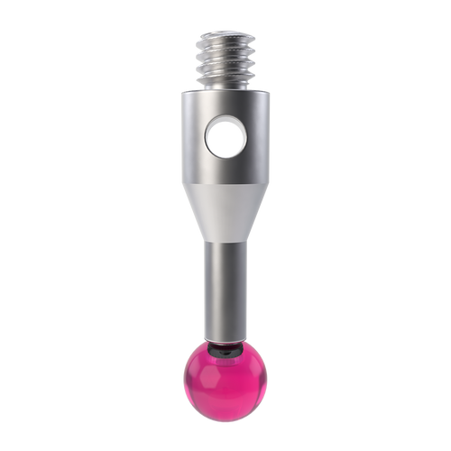 ITP Straight Styli - Type A - Ruby Ball - M2 Thread x 11.5mm Overall Length - TIM203003011