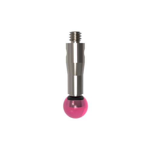 ITP Straight Styli - Type A - Ruby Ball - M2 Thread x 12mm Overall Length - TIM204003012