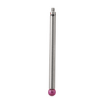 ITP Straight Styli - Type J - Ruby Ball - M2 Thread x 42mm Overall Length - TIM204003042