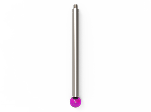 ITP Straight Styli - Type J - Ruby Ball - M2 Thread x 42.5mm Overall Length - TIM205003042