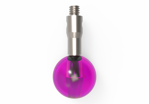 ITP Straight Styli - Type A - Ruby Ball - M2 Thread x 15mm Overall Length - TIM208003015