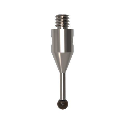 ITP Straight Styli - Type A - Silicon Nitride Ball - M2 Thread x 10.75mm Overall Length - TIM2S1503011
