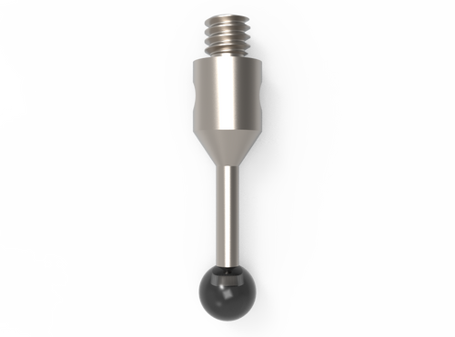 ITP Straight Styli - Type A - Silicon Nitride Ball - M2 Thread x 11.25mm Overall Length - TIM2S2503011