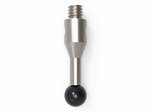 ITP Straight Styli - Type A - Silicon Nitride Ball - M2 Thread x 11.5mm Overall Length - TIM2S3003011