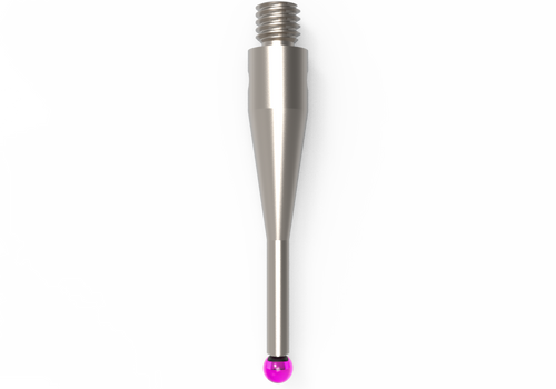 ITP Straight Styli - Type A - Ruby Ball - M3 Thread x 22mm Overall Length - TIM302004022