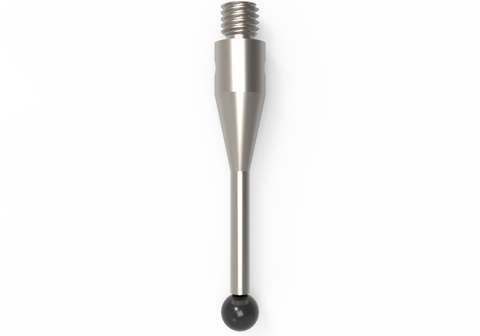ITP Straight Styli - Type A - Silicon Nitride Ball - M3 Thread x 22.5mm Overall Length - TIM3S3004022