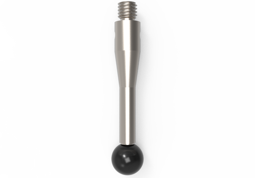 ITP Straight Styli - Type A - Silicon Nitride Ball - M3 Thread x 23.5mm Overall Length - TIM3S50R4023