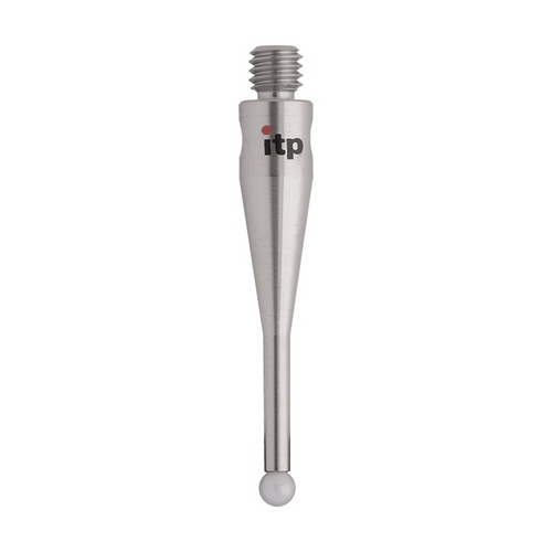 ITP Straight Styli - Type A - Zirconium Oxide Ball - M3 Thread x 22mm Overall Length - TIM3Z2004022