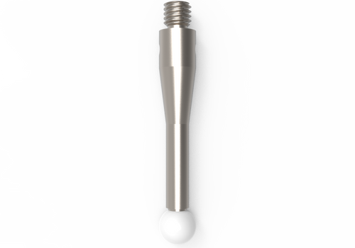 ITP Straight Styli - Type A - Zirconium Oxide Ball - M3 Thread x 23mm Overall Length - TIM3Z4004023