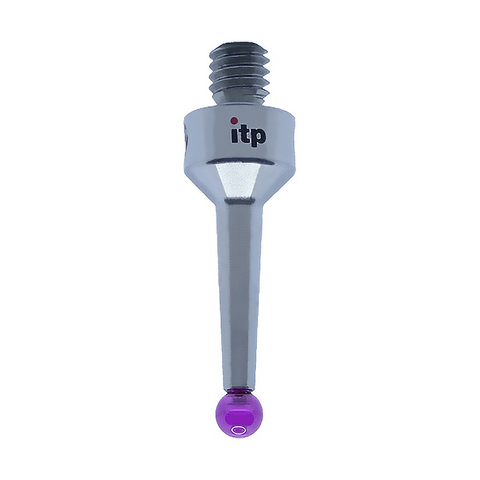 ITP Straight Styli - Type A - Ruby Ball - M4 Thread x 20mm Overall Length - TIM403007020