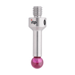 ITP Straight Styli - Type A - Ruby Ball - M4 Thread x 20mm Overall Length - TIM405007020