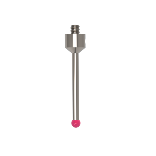 ITP Straight Styli - Type A - Ruby Ball - M5 Thread x 50mm Overall Length - TIM505011050