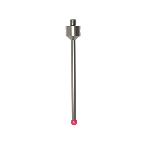 ITP Straight Styli - Type A - Ruby Ball - M5 Thread x 75mm Overall Length - TIM505011075