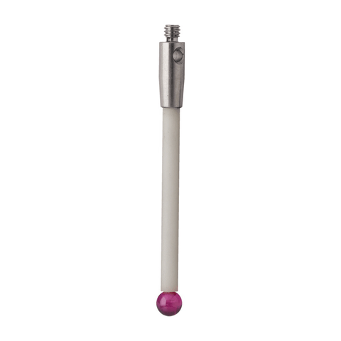 ITP Straight Styli - Type A - Ruby Ball - M2 Thread x 51.5mm Overall Length - TKM203003051
