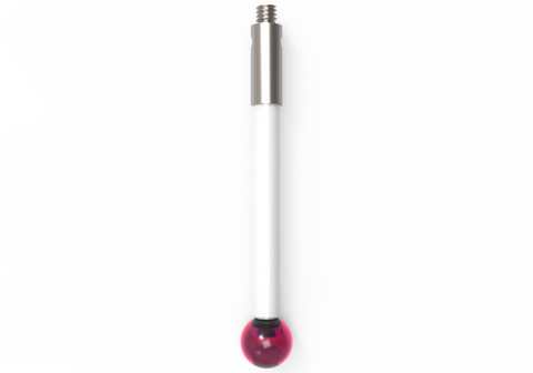 ITP Straight Styli - Type A - Ruby Ball - M2 Thread x 32.5mm Overall Length - TKM205003032
