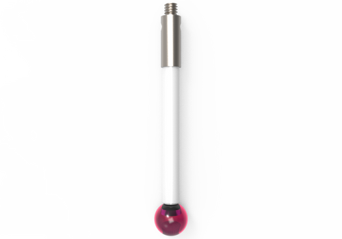 ITP Straight Styli - Type A - Ruby Ball - M2 Thread x 32.5mm Overall Length - TKM205003032