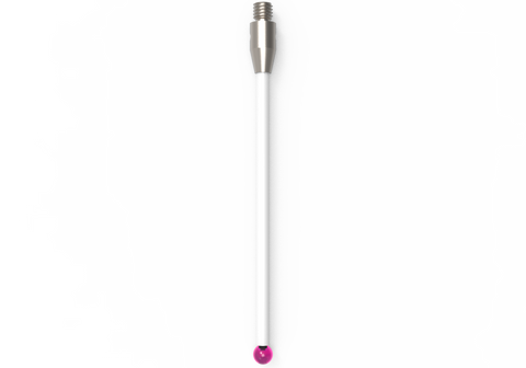 ITP Straight Styli - Type A - Ruby Ball - M3 Thread x 51.5mm Overall Length - TKM303004051