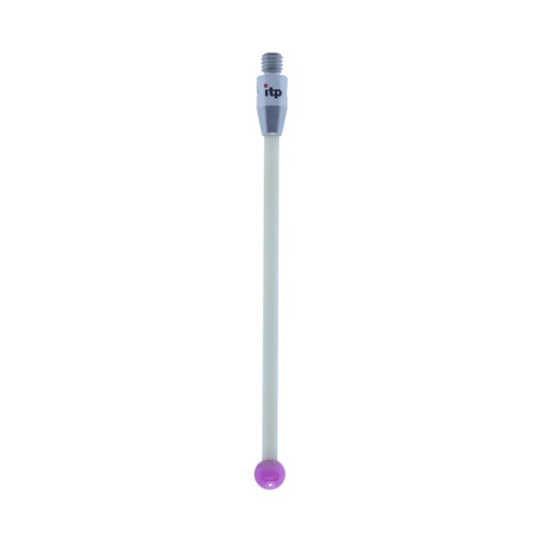 ITP Straight Styli - Type A - Ruby Ball - M3 Thread x 52.5mm Overall Length - TKM305004052