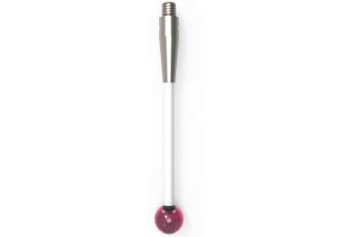 ITP Straight Styli - Type A - Ruby Ball - M3 Thread x 43.5mm Overall Length - TKM306004043