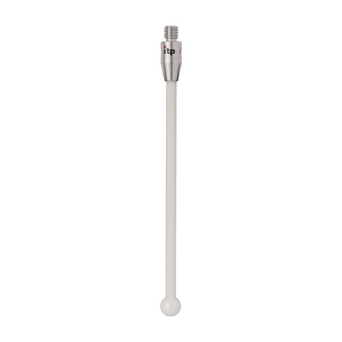 ITP Straight Styli - Type A - Zirconium Oxide Ball - M3 Thread x 52mm Overall Length - TKM3Z4004052