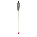 ITP Straight Styli - Type A - Ruby Ball - M4 Thread x 77.5mm Overall Length - TKM405007077