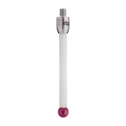ITP Straight Styli - Type A - Ruby Ball - M4 Thread x 53mm Overall Length - TKM406007050