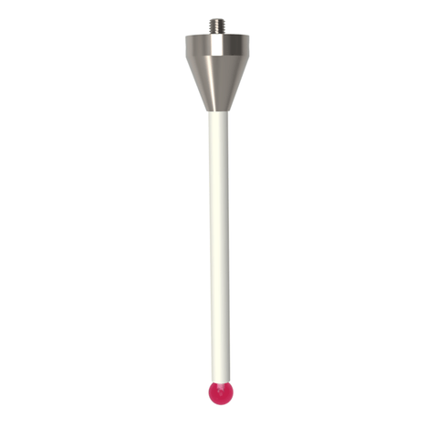 ITP Straight Styli - Type A - Ruby Ball - M5 Thread x 114.5mm Overall Length - TKM508019114