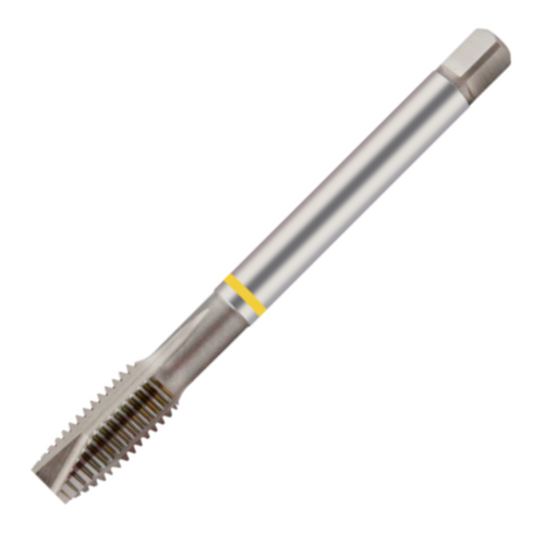 Europa Threading Tap - Spiral Point - Metric Coarse - Long Reach - HSS-E - Yellow Ring - M8 x 1.25