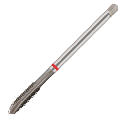 Europa Threading Tap - Spiral Point - Metric Coarse - HSS-E - Red Ring - M2 x 0.4