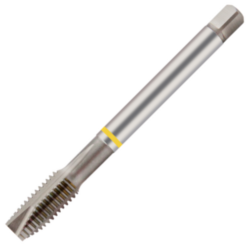 Europa Threading Tap - Spiral Point - Metric Fine - Long Reach - HSS-E - Yellow Ring - M10 x 1