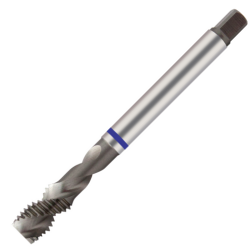 Europa Threading Tap - Spiral Flute (45* Helix) - Metric Coarse - HSS-E - Blue Ring - M16 x 2