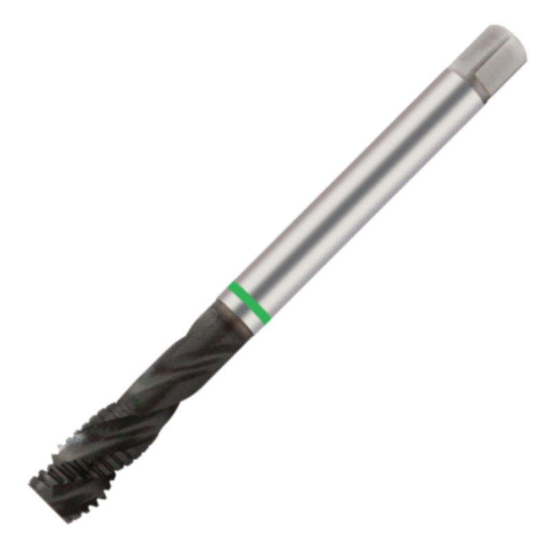Europa Threading Tap - Spiral Flute - Metric Fine - Long Reach - HSS-E - Green Ring - M12 x 1