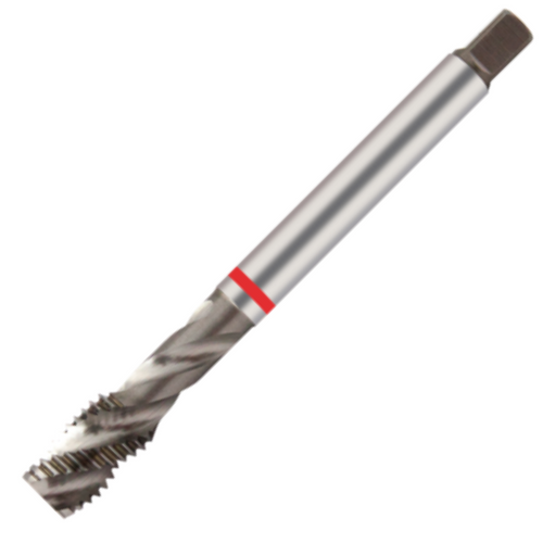 Europa Threading Tap - Spiral Flute - Metric Coarse - HSS-E - Red Ring - M12 x 1.75
