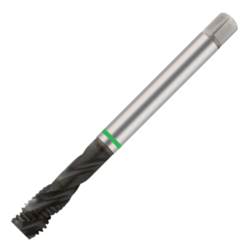 Europa Threading Tap - Spiral Flute - UNC - HSS-E - Green Ring - No. 4 x 40