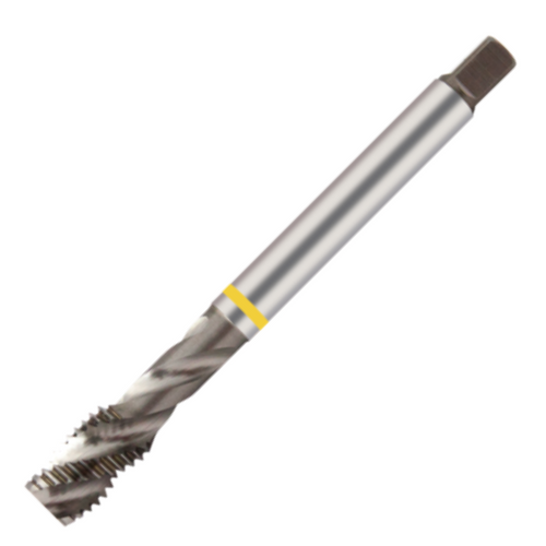 Europa Threading Tap - Spiral Flute - UNF - HSS-E - Yellow Ring - No. 10 x 32