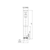Palbit Weldon Shank Holder - For RD0702 Inserts - 8mm Cutter Diameter - 181047100 thumbnail 2