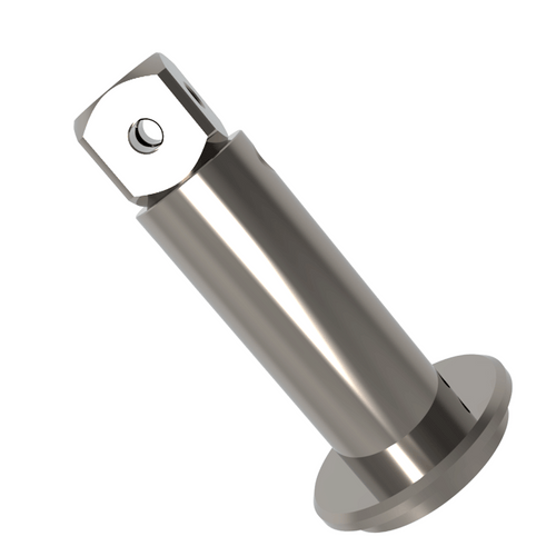 ITP Adaptor Plate Extension titanium Stem Material - M5 Thread x 241.5mm Overall Length - TVM501815200