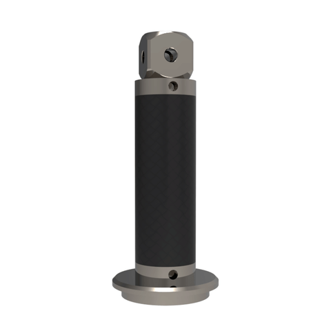 ITP Adaptor Plate Extension carbon fiber Stem Material - M5 Thread x 141.5mm Overall Length - TVM5TZ215100