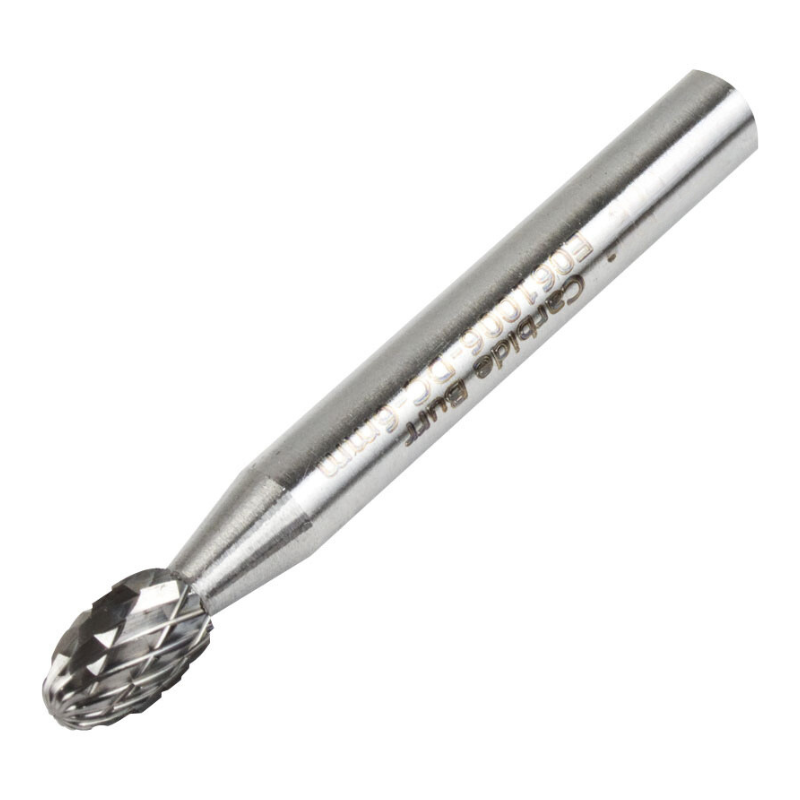 Vortex Carbide Burr Type E - Oval - Double Cut - 3mm Diameter